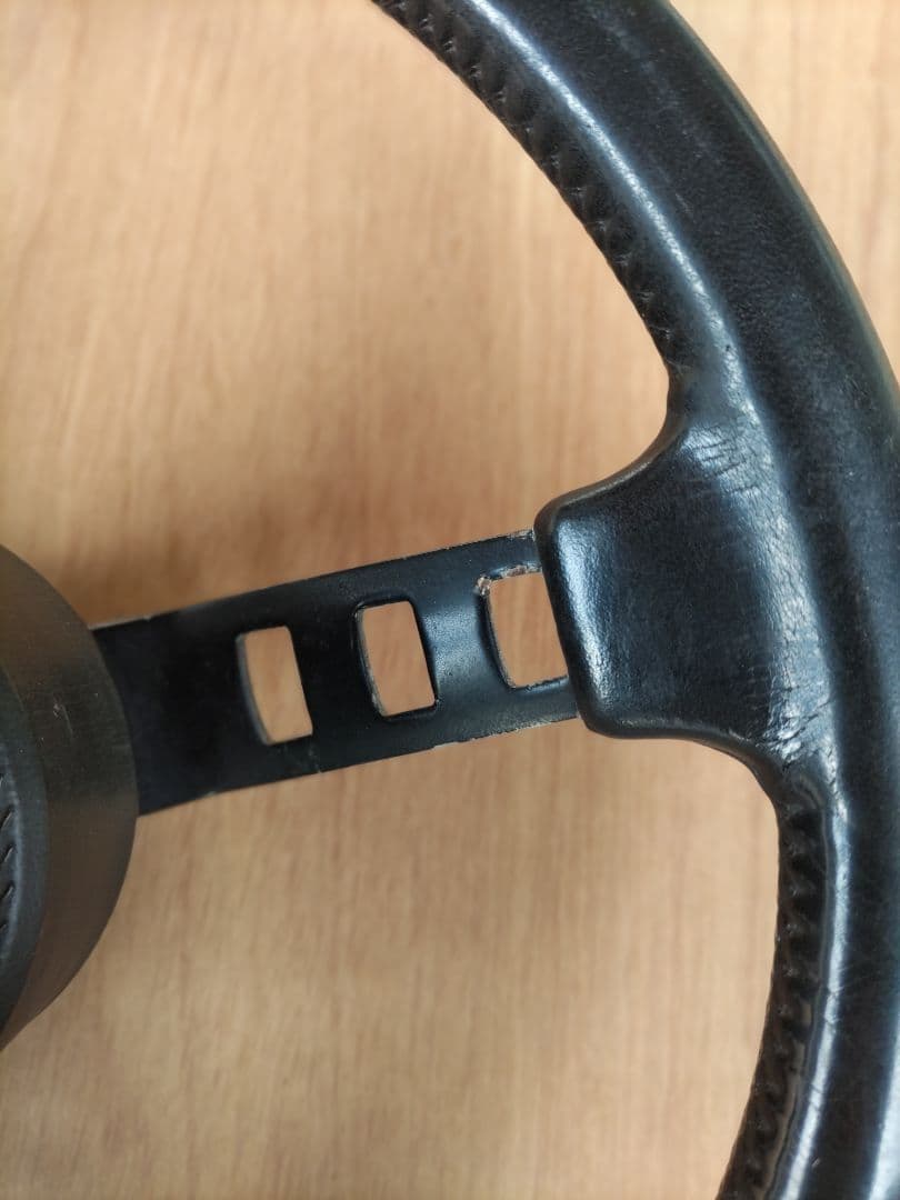 hako_pmcsさん専用　 ダットサンコンペ　 ステアリング 3スポーク 黒