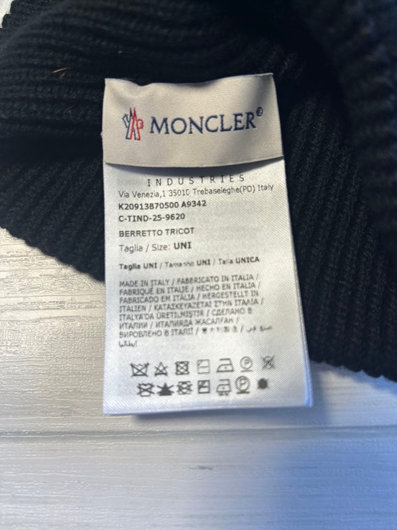 新品未使用MONCLER モンクレール　ニットキャップ　 正規品