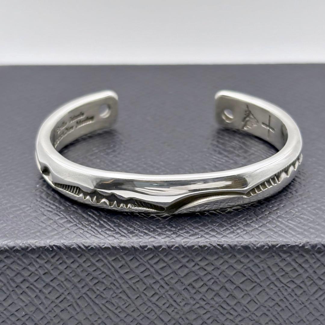 オーヴィルツィニー スタンプワーク バングル シルバー 希少 美品