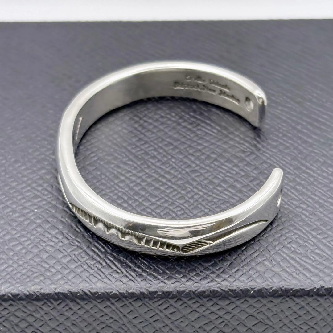 オーヴィルツィニー スタンプワーク バングル シルバー 希少 美品