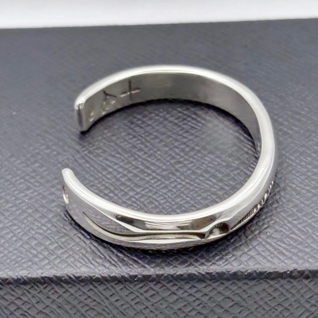 オーヴィルツィニー スタンプワーク バングル シルバー 希少 美品