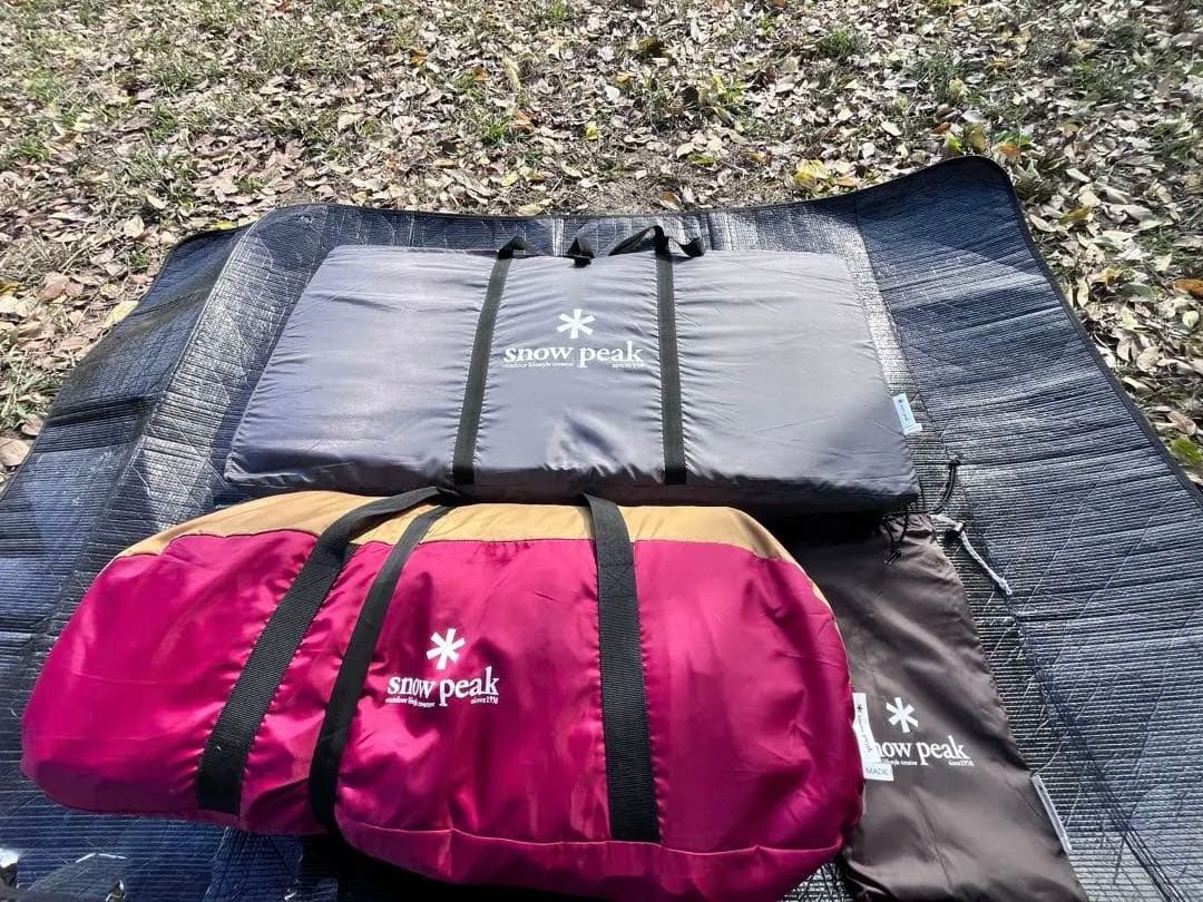 【3点】 peak アメニティドームM フロアマット　フロアシート付き