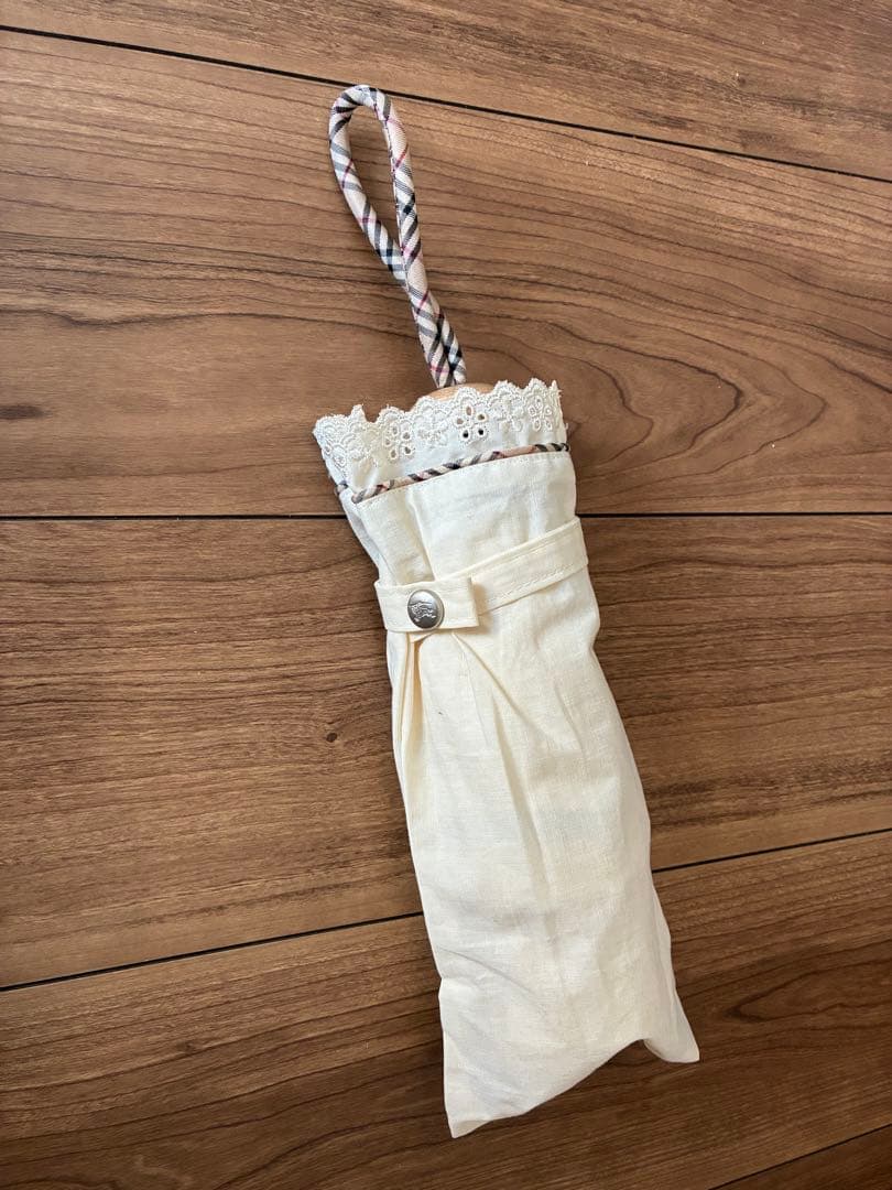 新品未使用 Burberry 折りたたみ傘 晴雨兼用 カバー付き