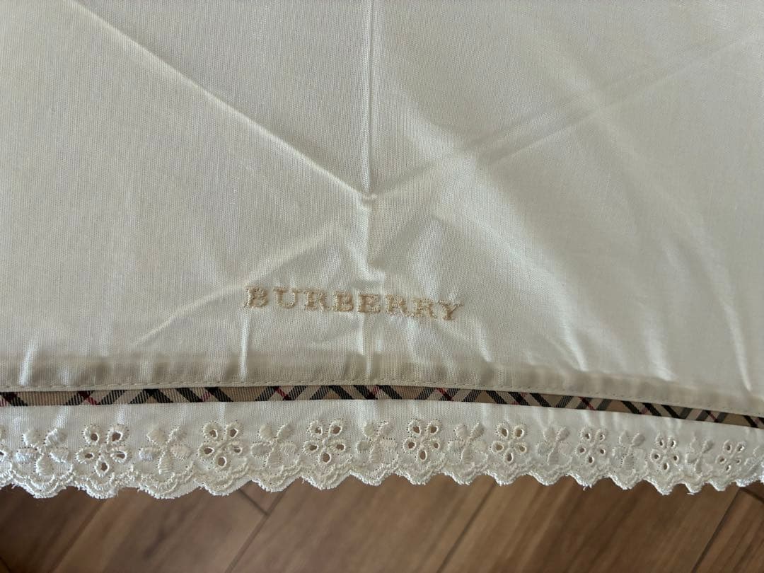 新品未使用 Burberry 折りたたみ傘 晴雨兼用 カバー付き