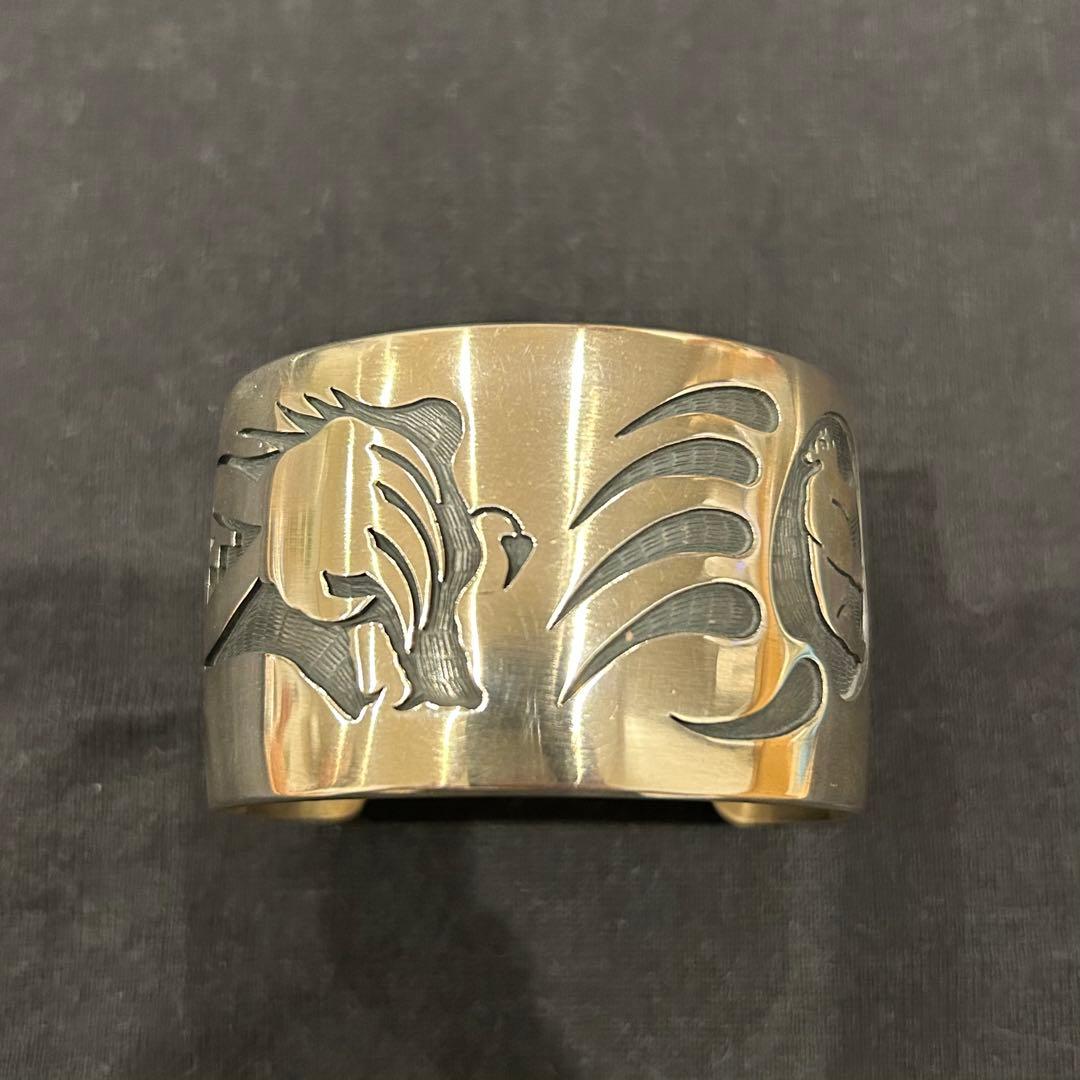 HOPI/ホピ族e Phillips作 ベア パウ ベア バングル