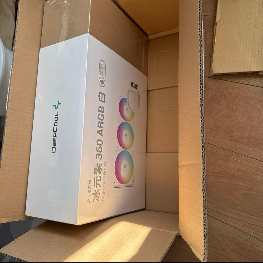 DEEPCOOL(ディープクール) 360mm水冷クーラー・ホワイト LE720
