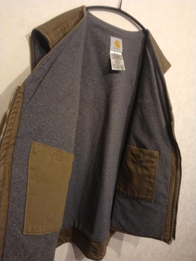 USA製 00年代 Carhartt オリーブ ベスト 2XL