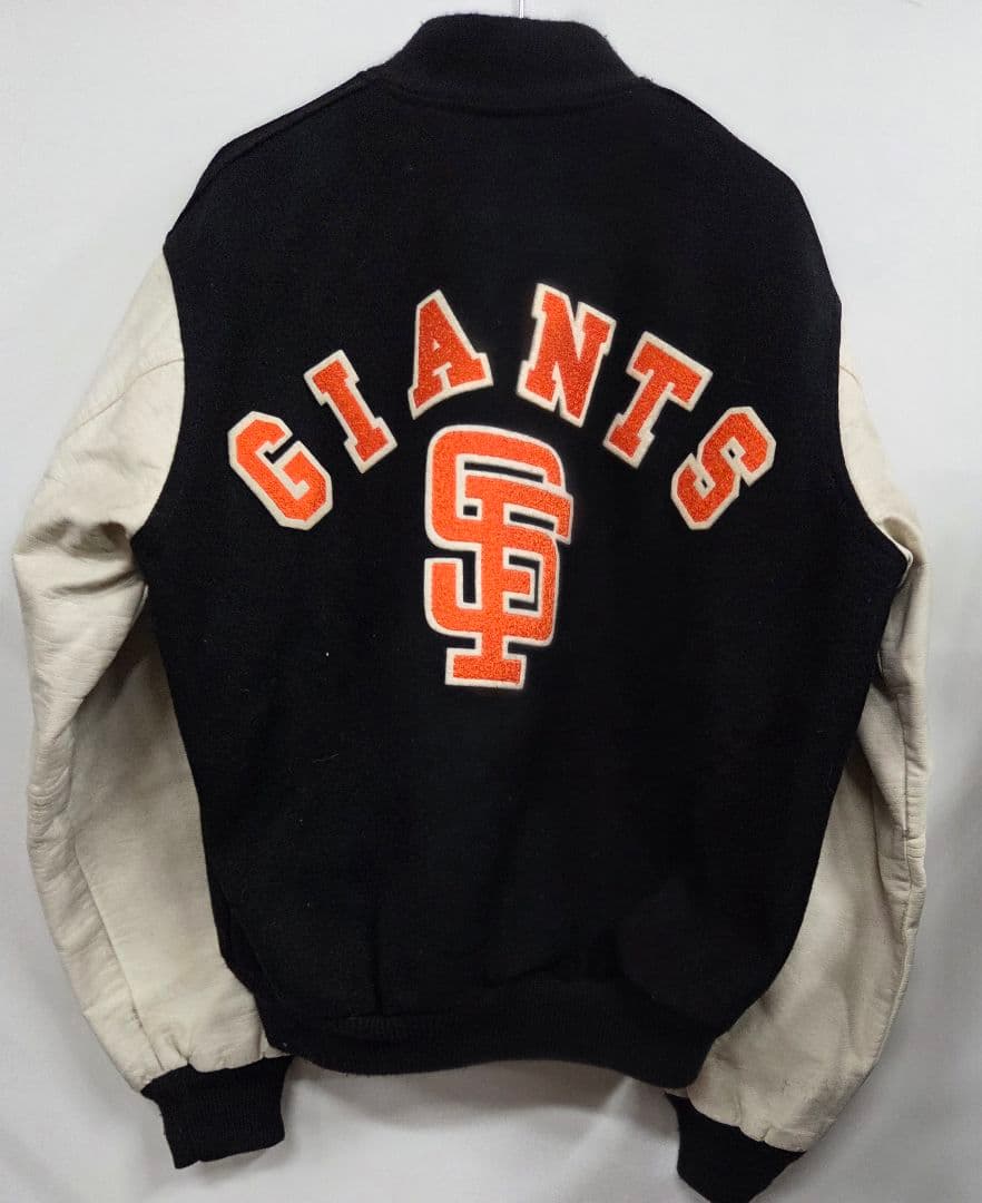 チョークライン ヴィンテージ GIANTS スタジャン ブラック/ホワイト