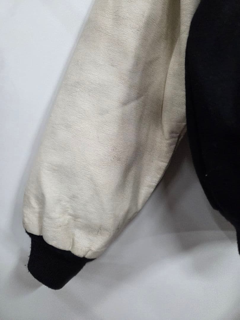 チョークライン ヴィンテージ GIANTS スタジャン ブラック/ホワイト