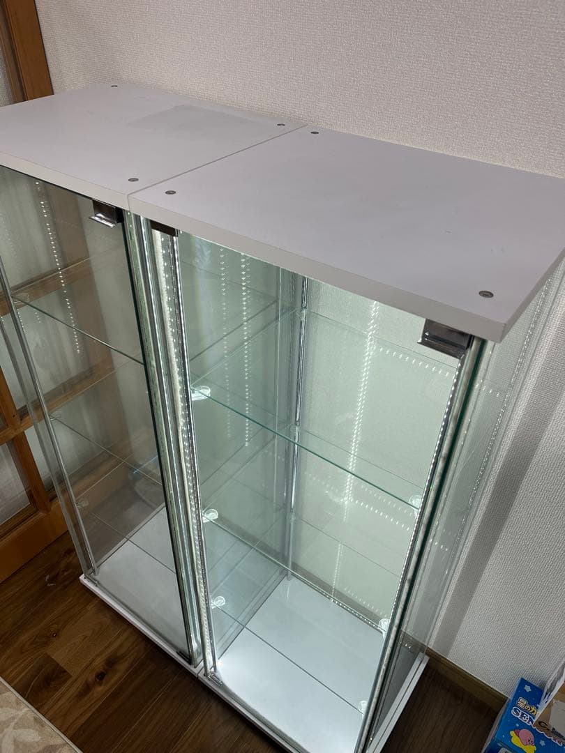 富士貿易　フィギュアケース　コレクションケース　全面ガラス