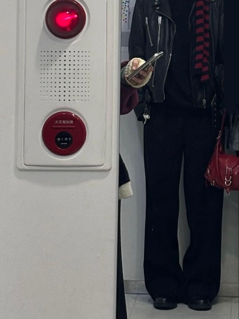 SAINT LAURENT PARIS 1タックウールスラックス