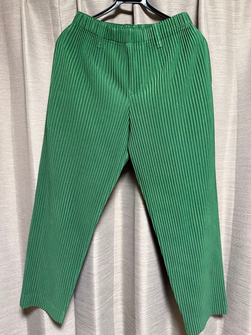 オムプリッセイッセイミヤケ TAILORED PLEATS 1 グリーン