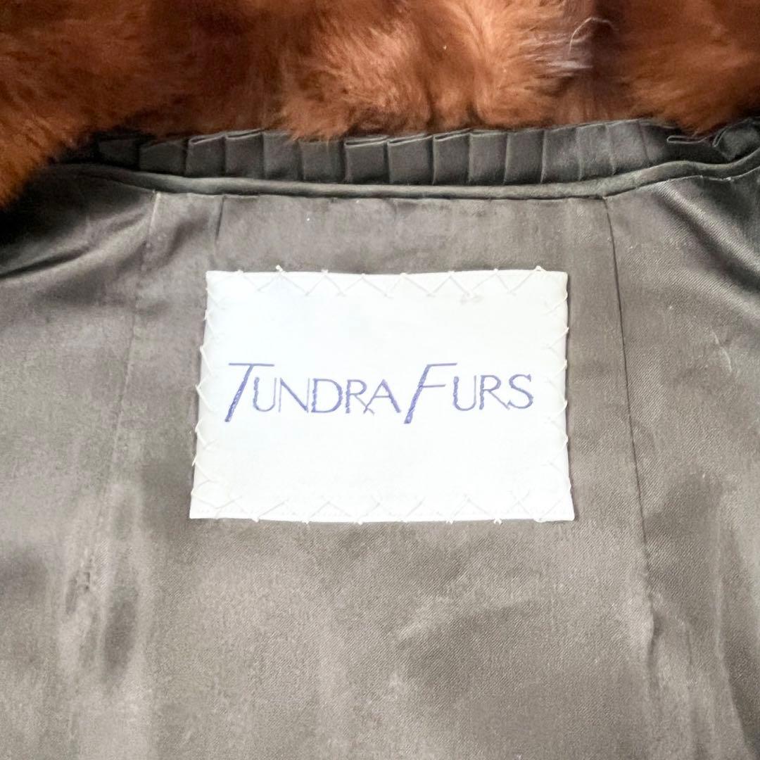 【美品】カナディアンセーブル ハーフコート 本毛皮 11