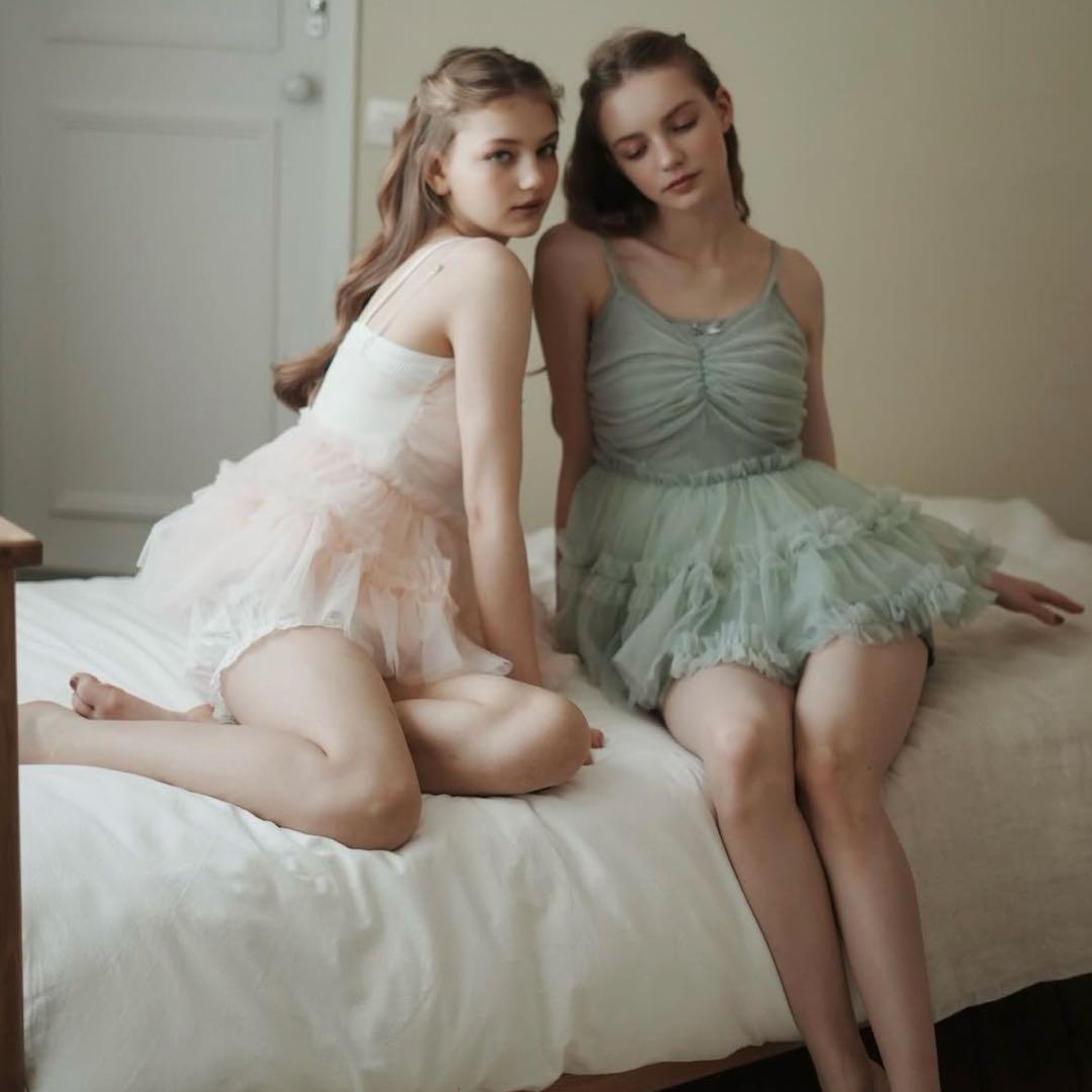 トップス Treat Urself Ballerina Tulle Peplum Tops