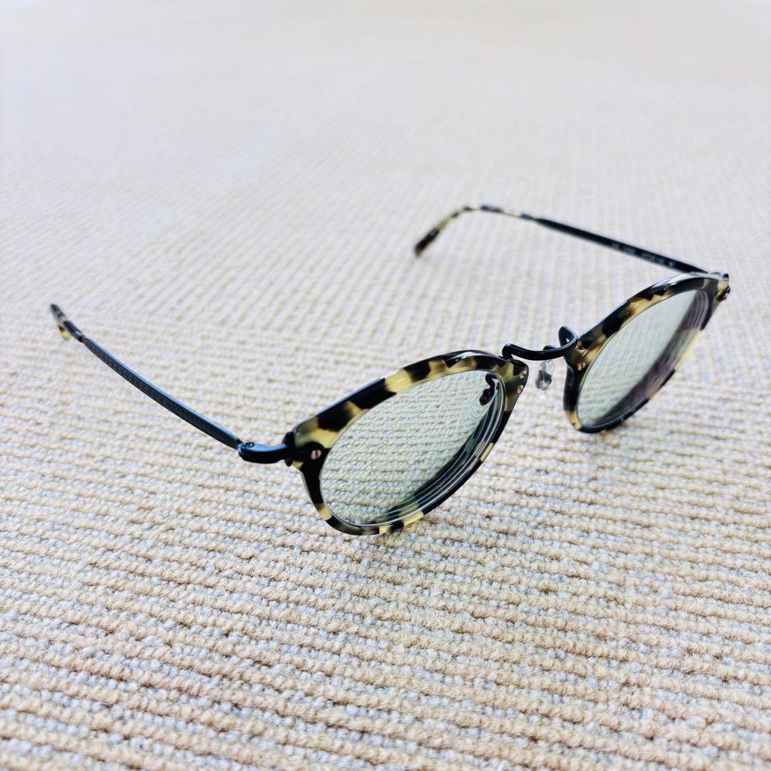 【極美品】OLIVER PEOPLES 505 雅 DTBK クリップオン付き