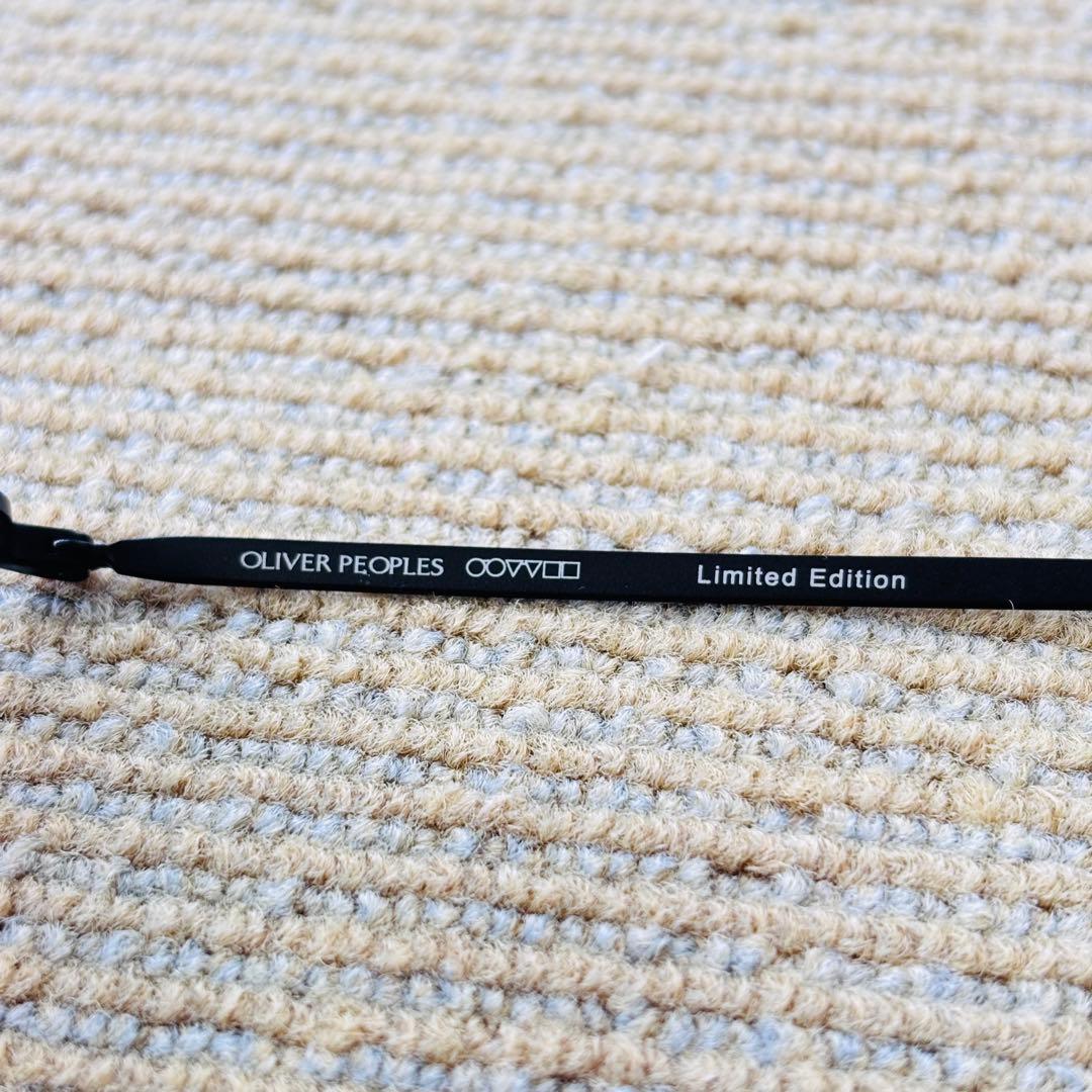 【極美品】OLIVER PEOPLES 505 雅 DTBK クリップオン付き