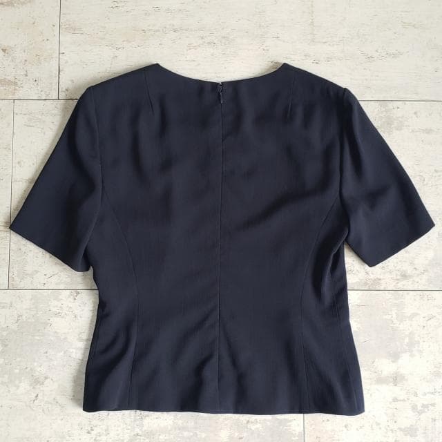 アクリス AKRIS ☆ セットアップ スカート シルク混 半袖 40 薄手