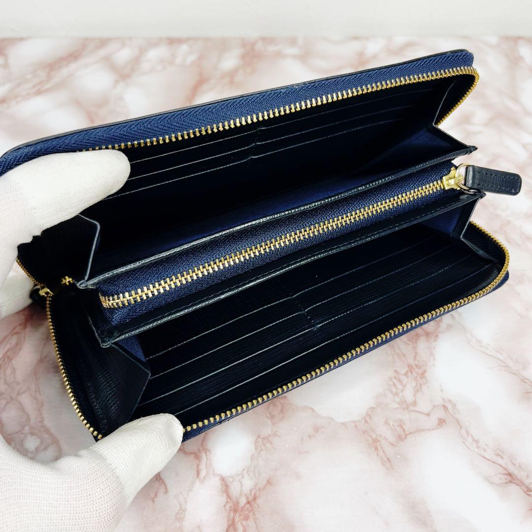 【極美品】agnès b. アニエス・ベー　 ラウンドファスナー　長財布25