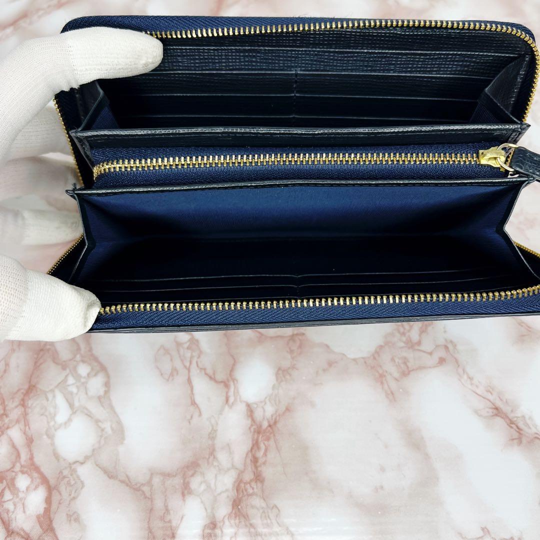 【極美品】agnès b. アニエス・ベー　 ラウンドファスナー　長財布25