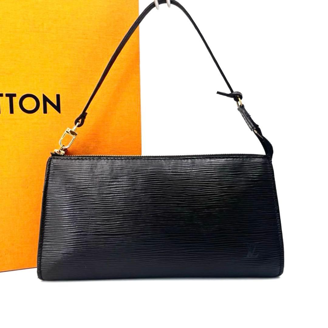 LOUIS VUITTON エピ　アクセソワール24 アクセサリーポーチ 黒