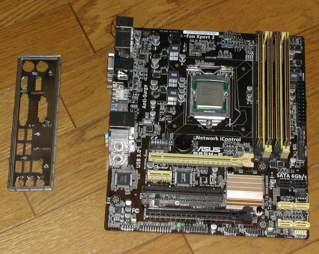 CPU メモリ付き　ASUS　B85M-E LGA1150