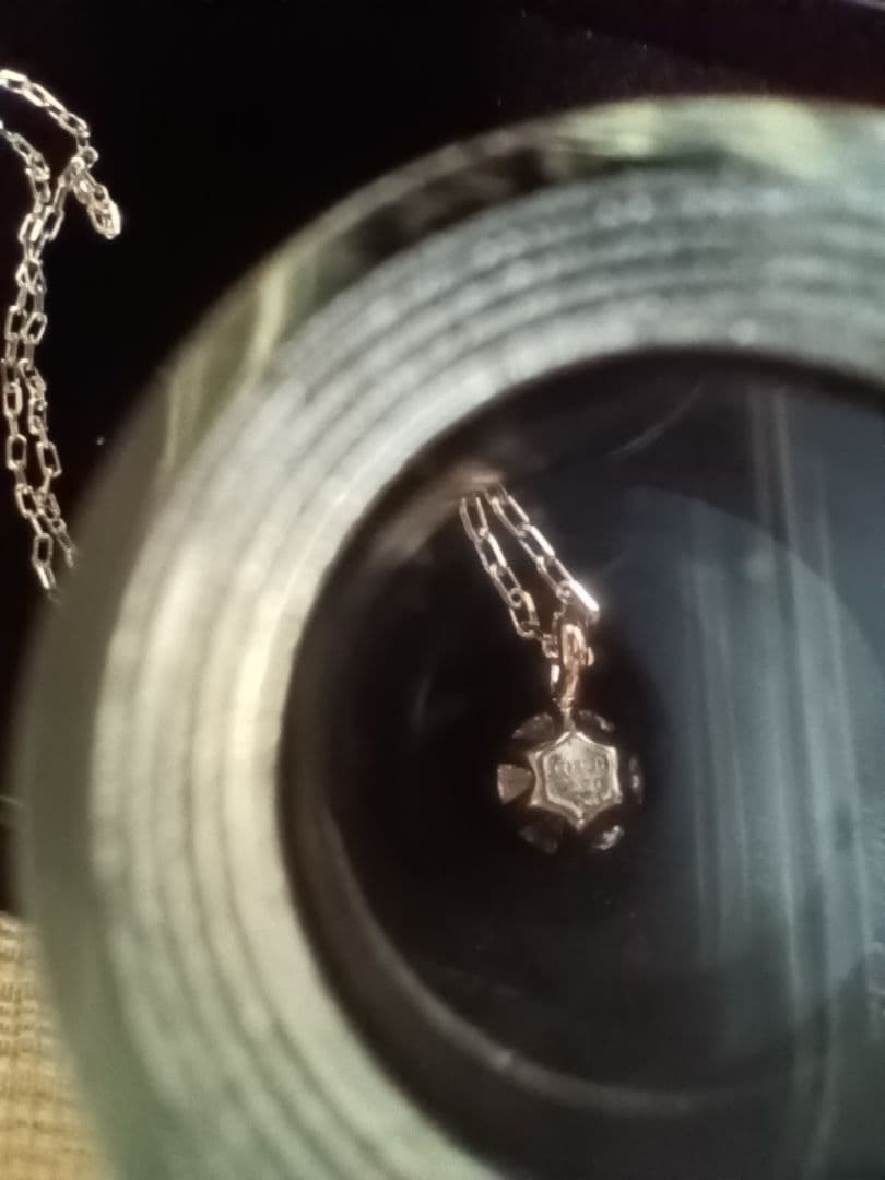 ネックレス　K18　WG　ホワイトゴールド　ダイヤモンド　0.2ct　新品未使用