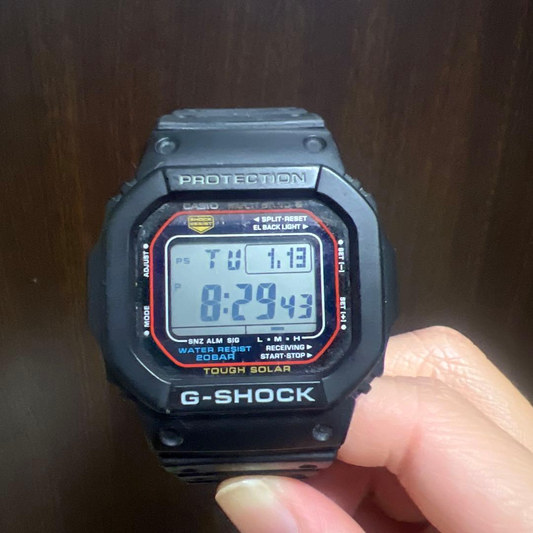 G-SHOCK タフソーラー 黒色 デジタル時計