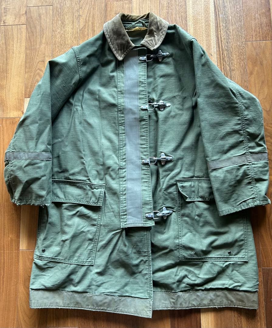 アメリカ軍　ファイヤーマンコート　ヴィンテージ