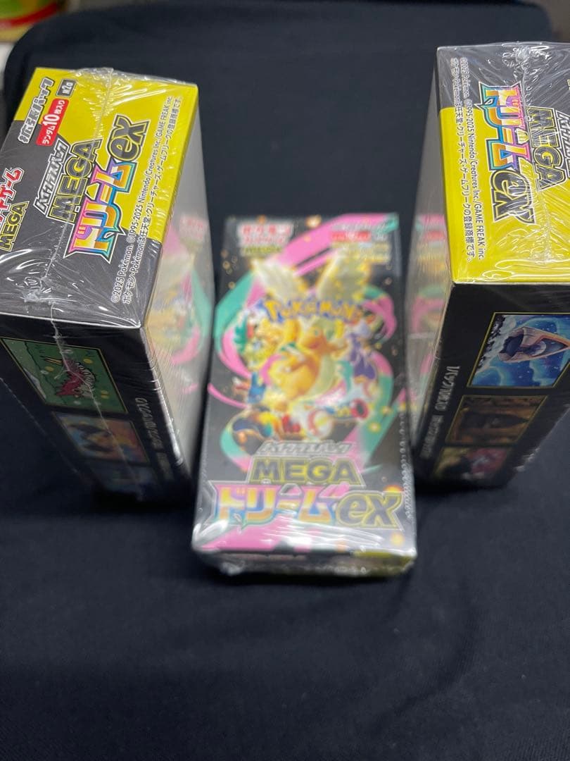 シュリンク付きポケモンカードMEGA ハイクラスパック　ドリーム ex 3箱