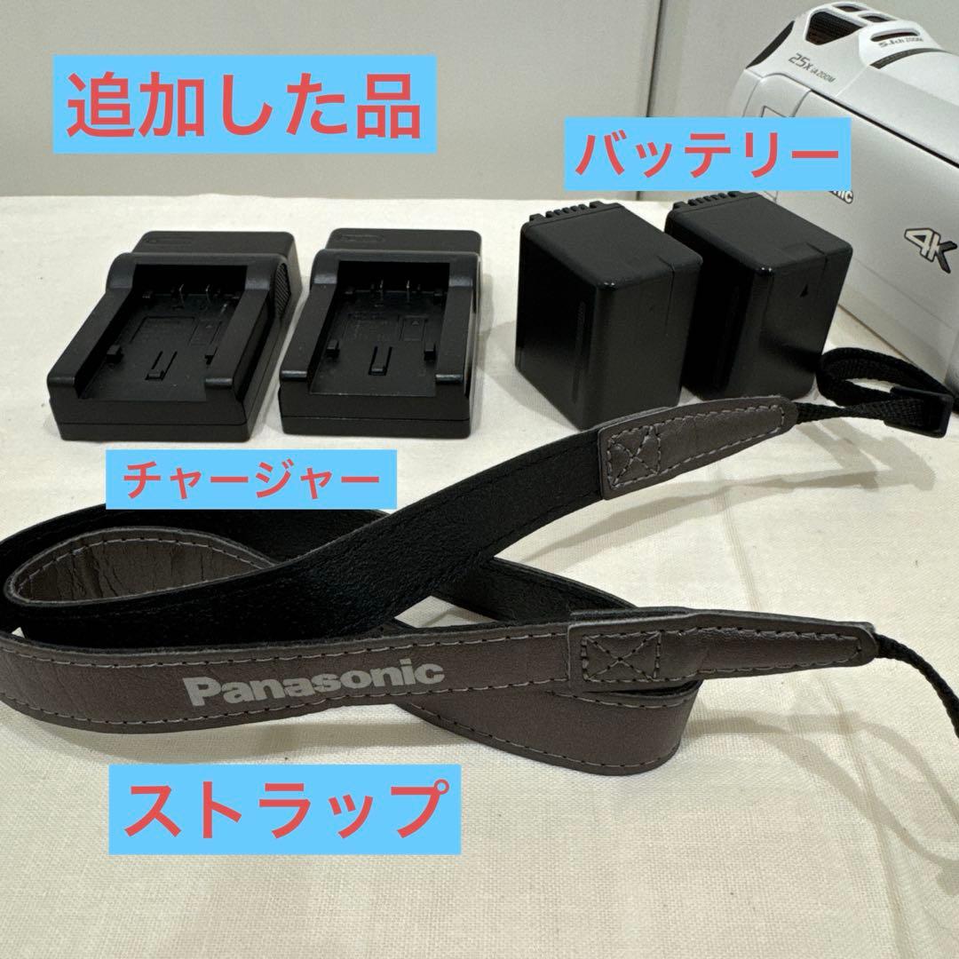 Panasonic vx992Mデジタル4Kビデオカメラ運動会発表会撮影