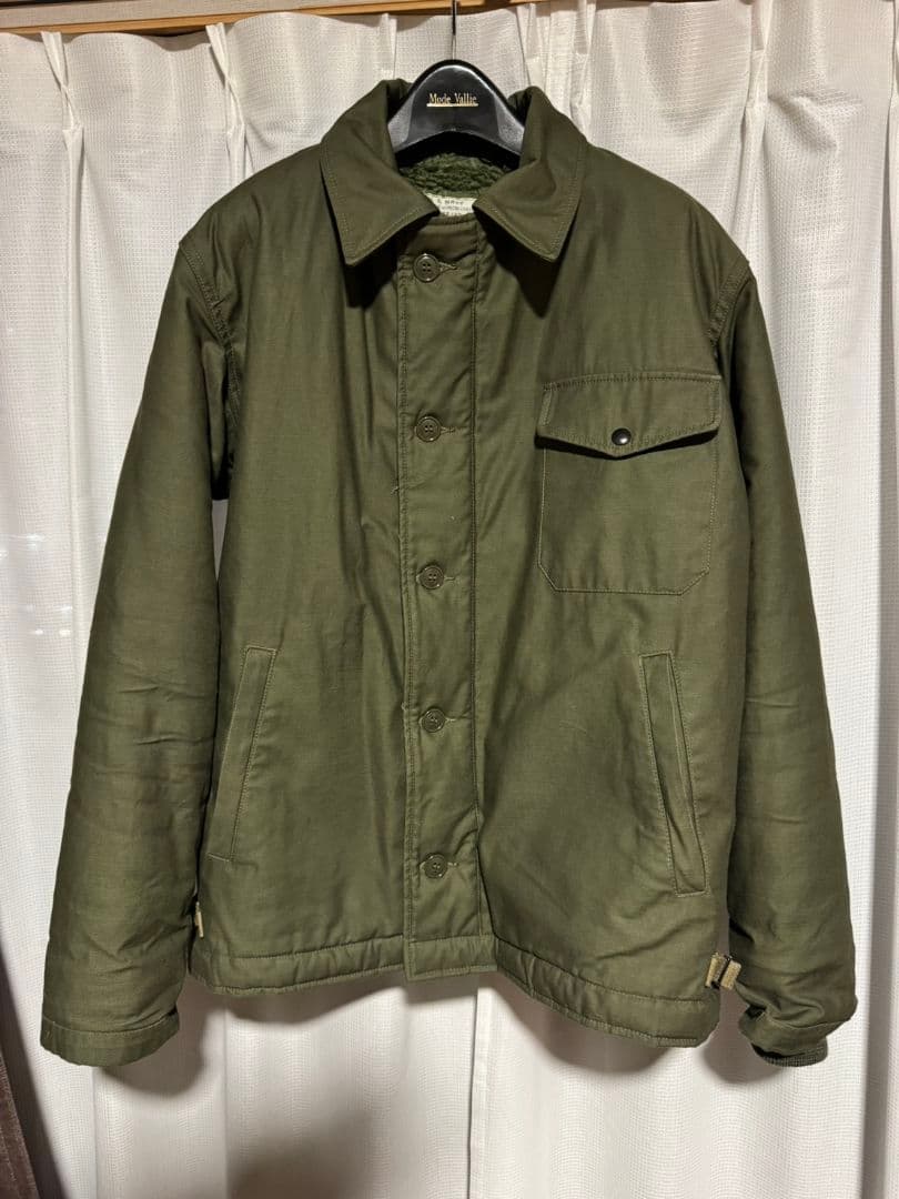 U.S. NAVY A－2デッキジャケット 　Lサイズ