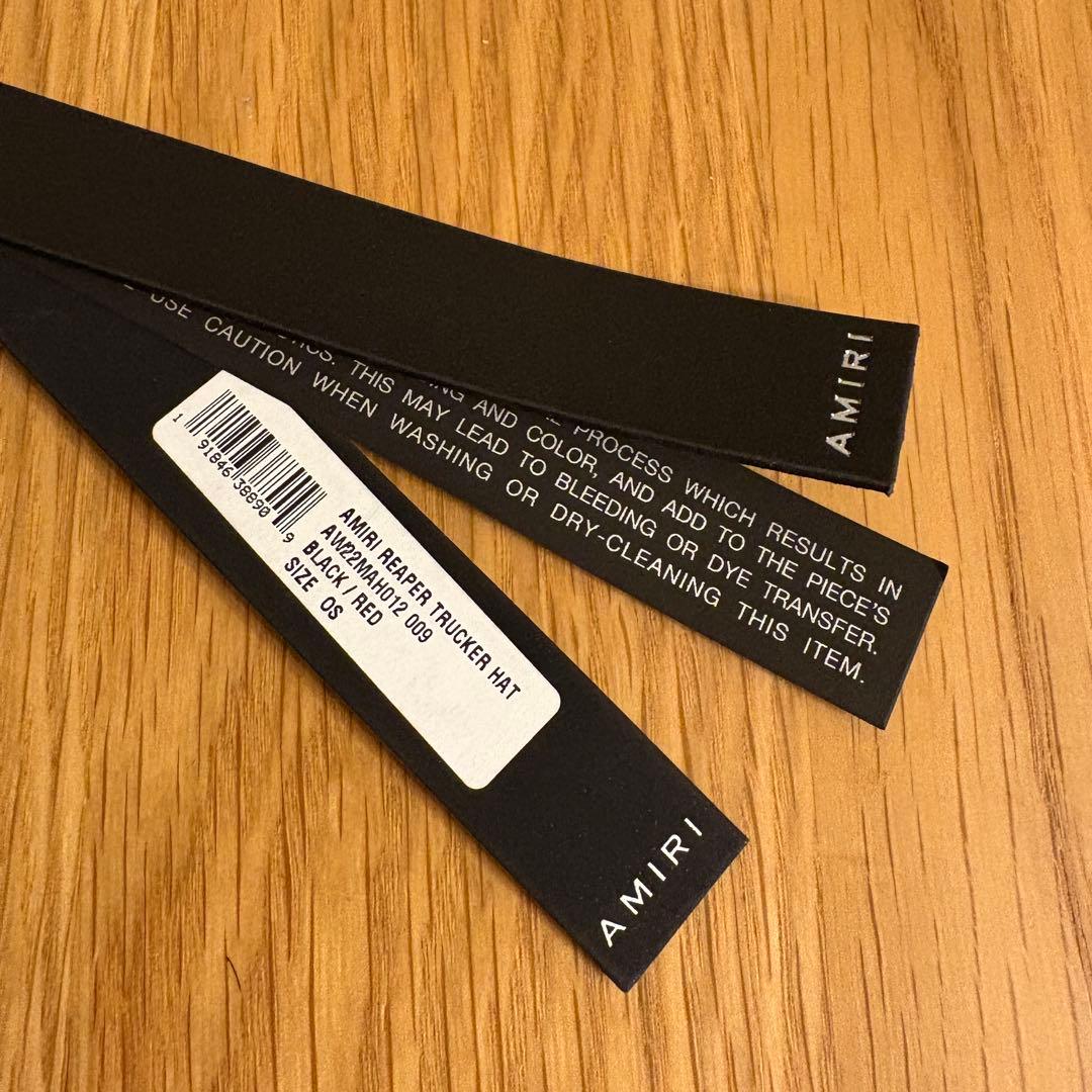 新品未使用 AMIRI メッシュ キャップ 正規品