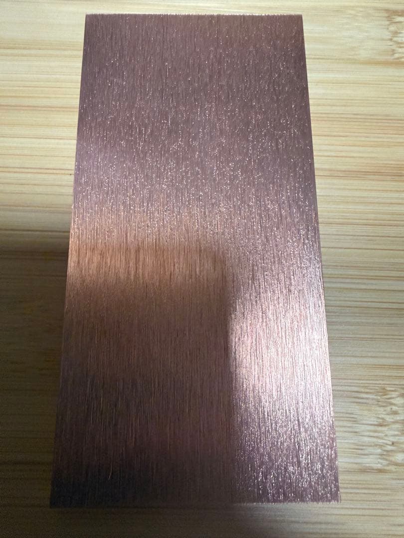 H*p様 あ*た様 【純度保証】純銅バー 地金 インゴッド　Cu 458g 文鎮