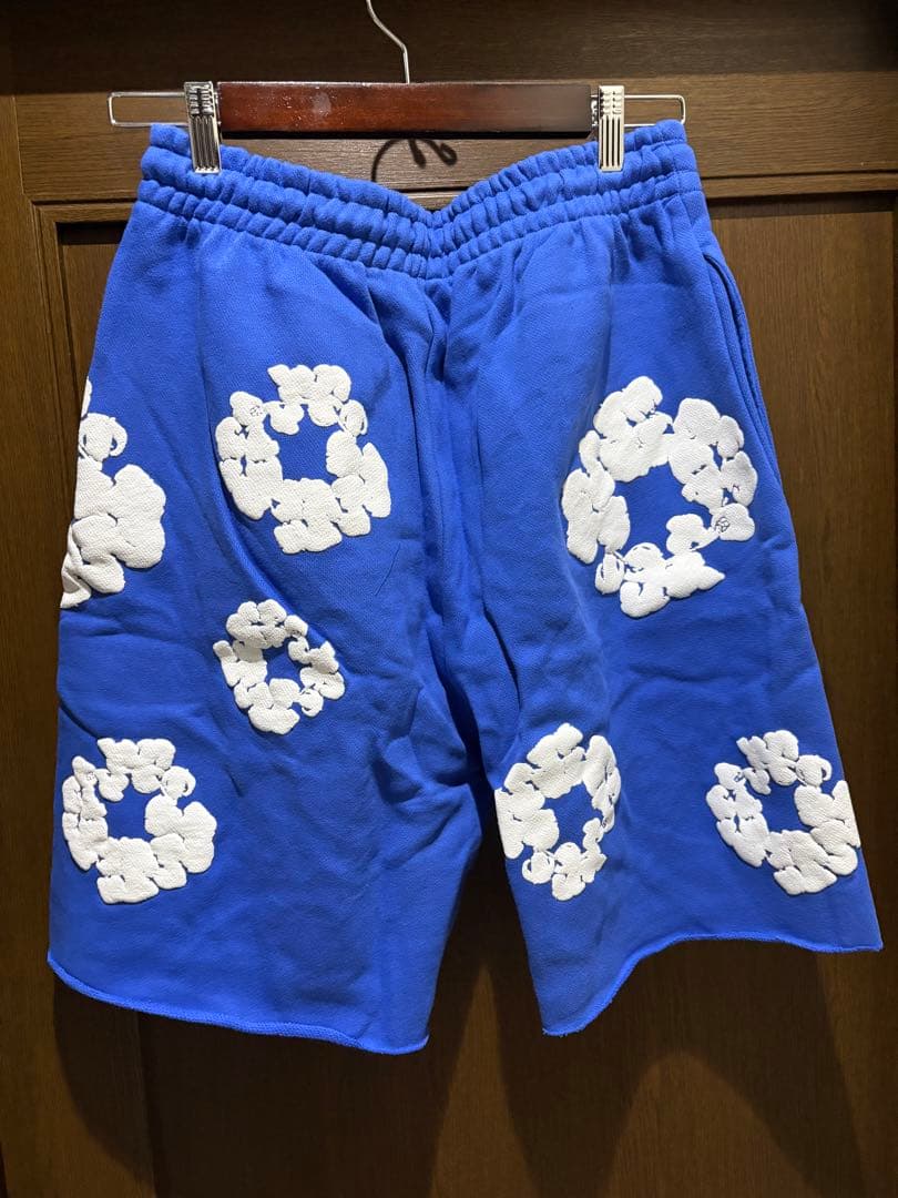 DENIM TEARS ハーフパンツ　Mサイズ　ブルー