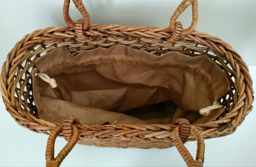 最終価格⭐️美品★あけび蔓★籠バッグ★あけび★かごバッグ★工芸品