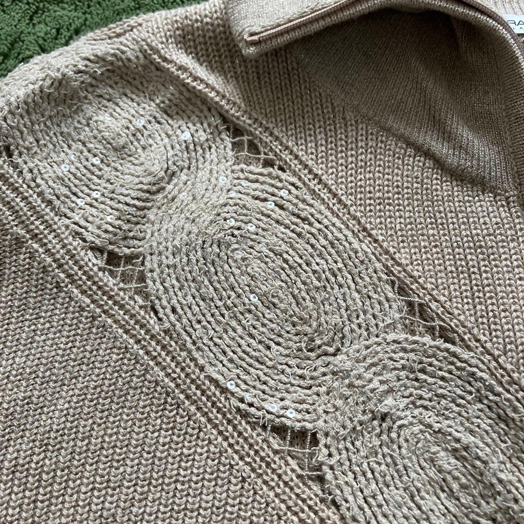 MORABITO ベージュ カーディガン