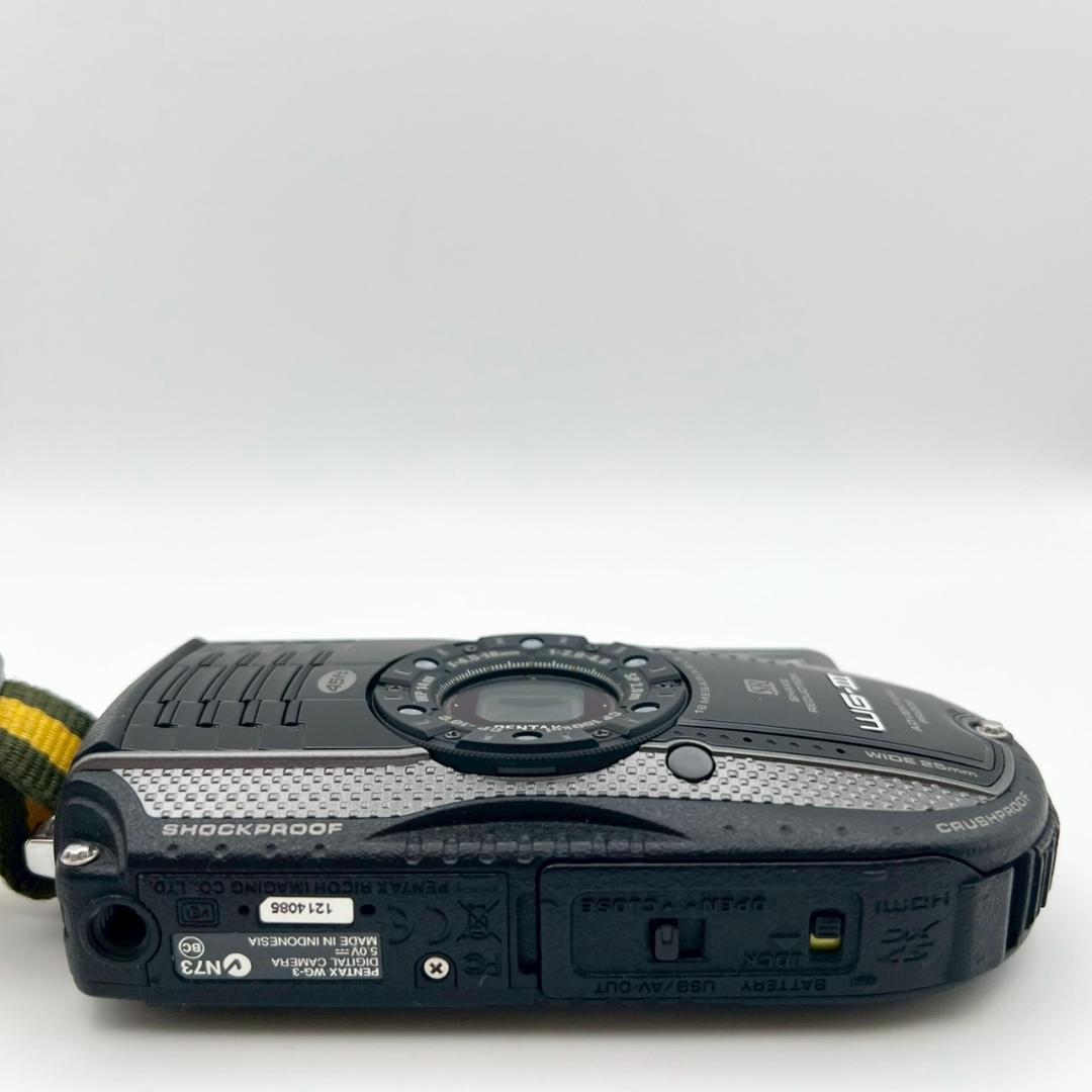 【完動品】PENTAX WG-3 コンデジ ブラック 動作確認済
