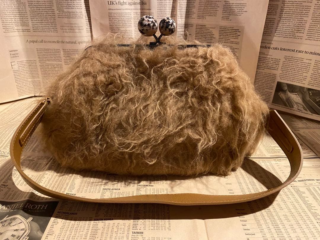 WEEKEND MaxMara☆パスティチーノバッグ(テディベア風)