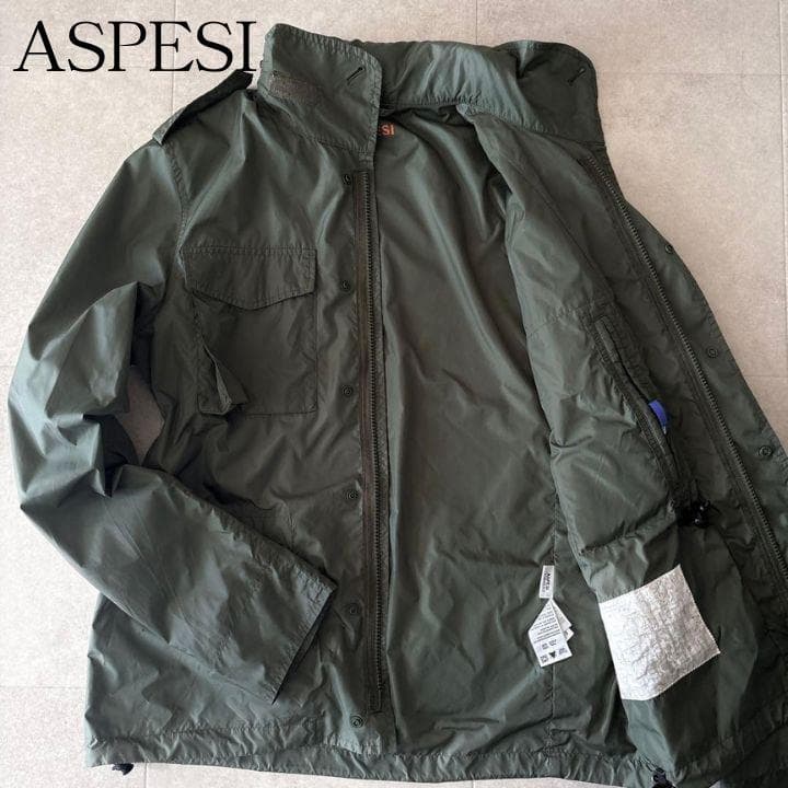 アスペジ M-65 パッカブルミニフィールドベントジャケット M オリーブ