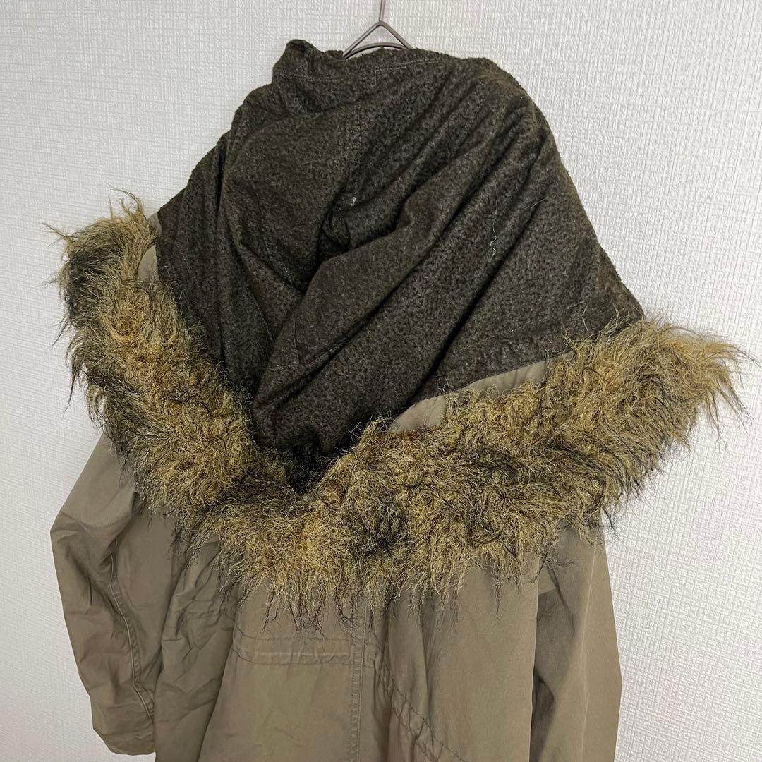 751 ダブルタップス初期M-51袖リブ付フェイクファー縁フードミリタリー仕様