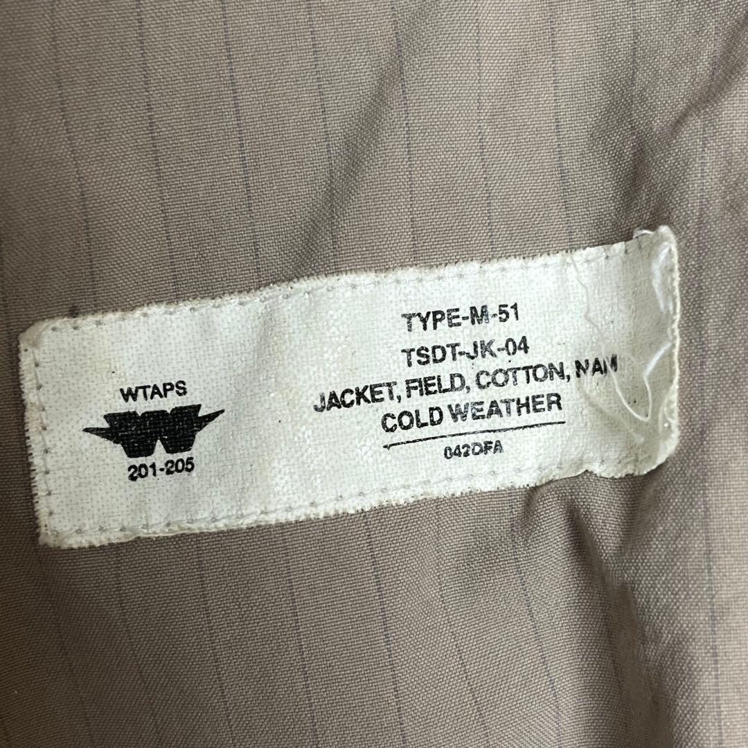 751 ダブルタップス初期M-51袖リブ付フェイクファー縁フードミリタリー仕様