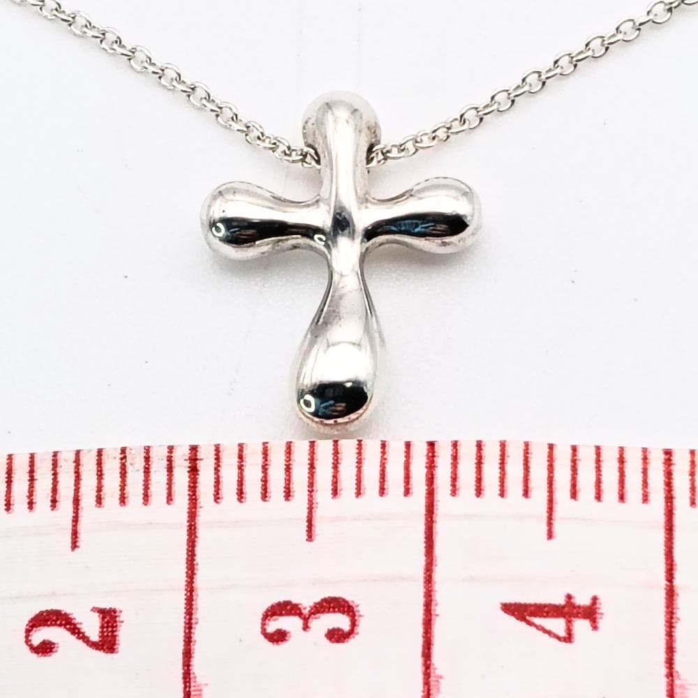 ティファニー スモールクロス ネックレス SV925 チェーン41cm