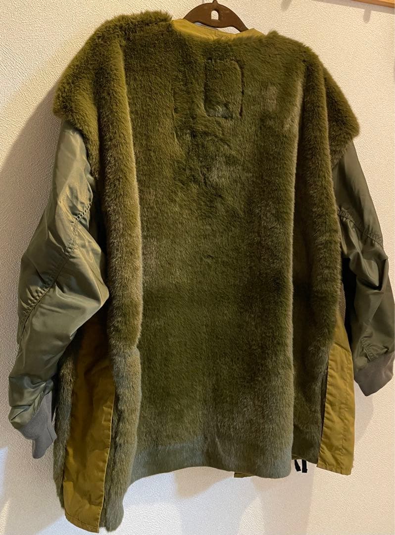 オリーブグリーン モッズコート