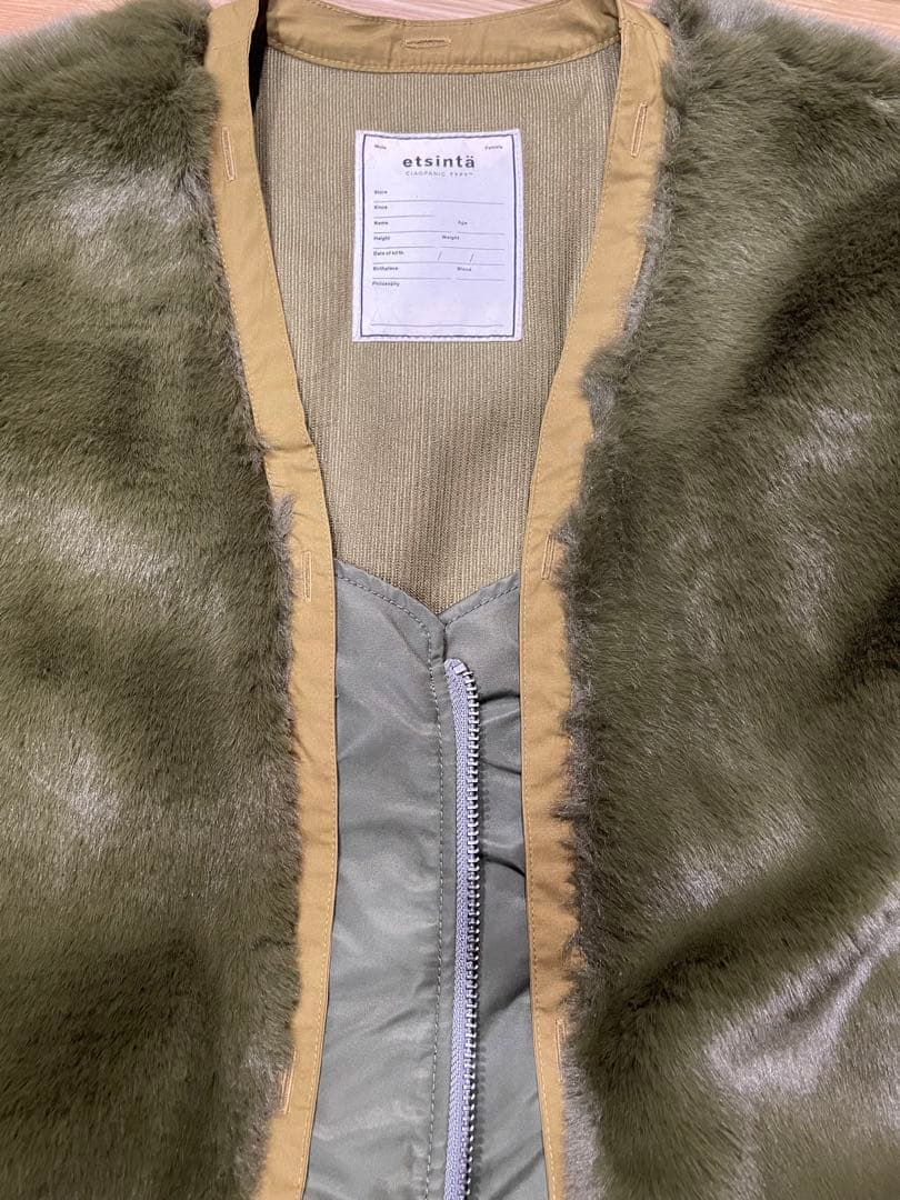 オリーブグリーン モッズコート