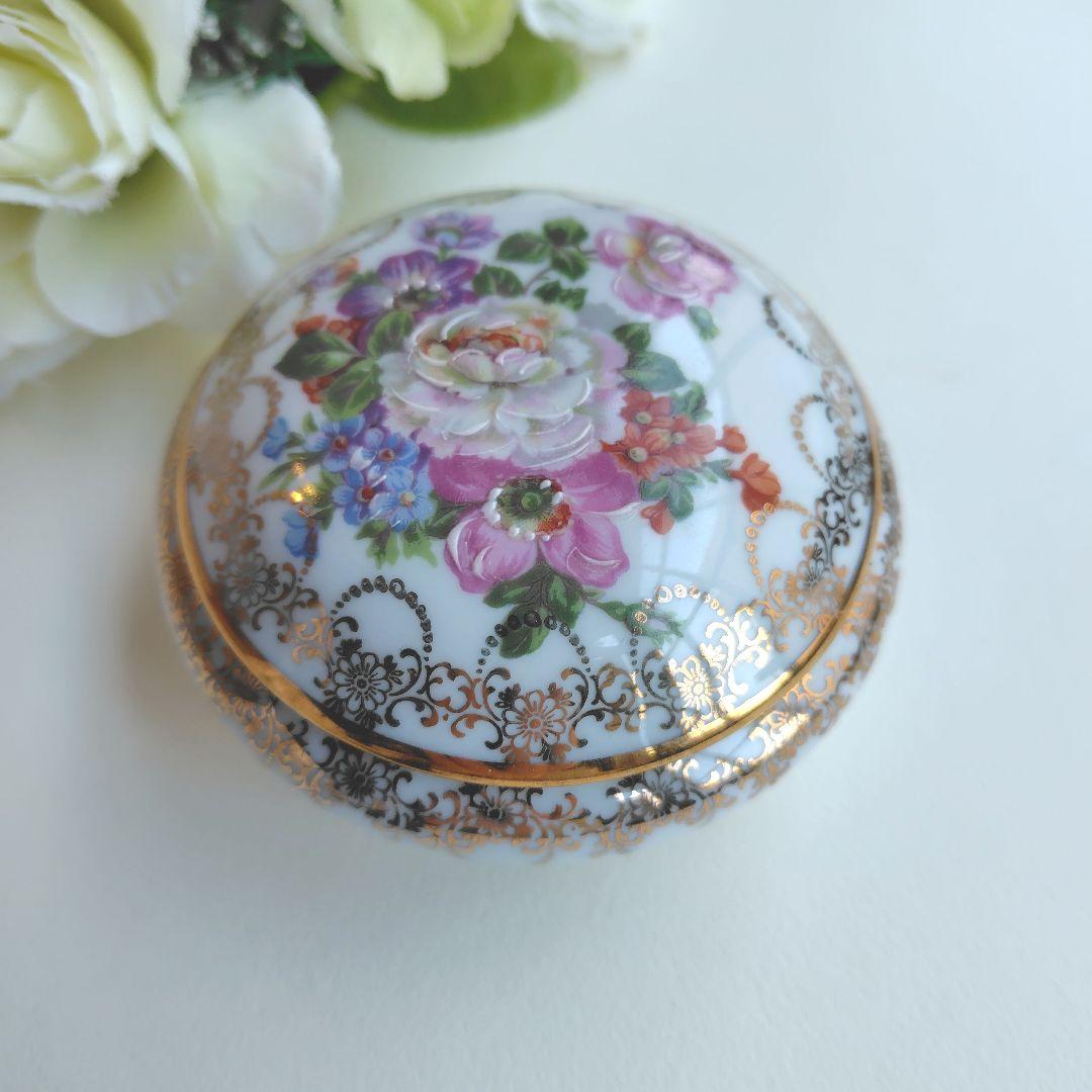 アンティーク　リモージュ　小物入れ　キャンディBOX