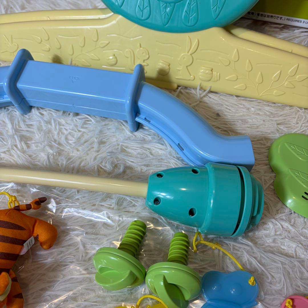 ほぼ未使用 くまのプーさんプーメリー えらべる回転6wayジムにへんしんメリー