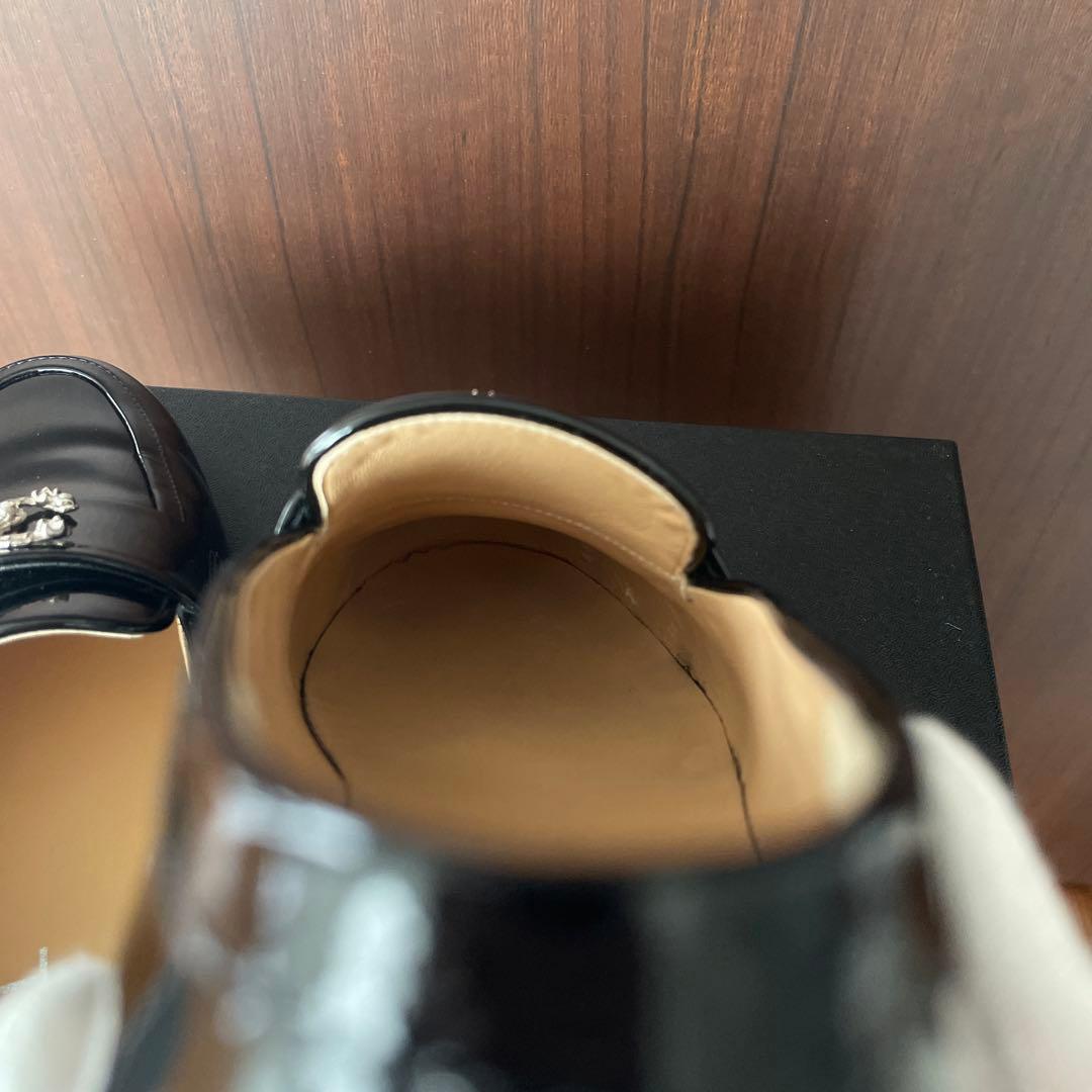 meruシャネル　パテントローファー　37.5センチ