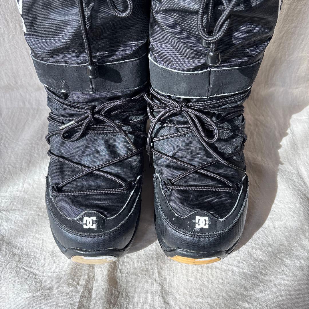 DC Shoesファー付 スノーブーツ Ｍ　ブラック Y2K