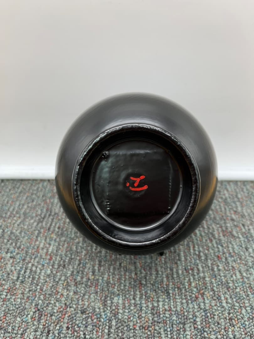 根来塗　大椀　辻雅史作　雑煮椀　お椀　盌　漆器　茶道具　箱付き　f724