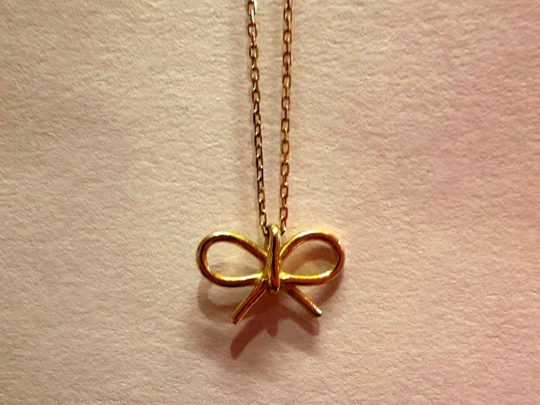 Alice in Tinyroom リボンネックレス K18